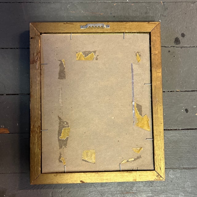 1950’s Original Abstract Moving Figure Charcoal Study Drawing For Sale - Image 4 of 4