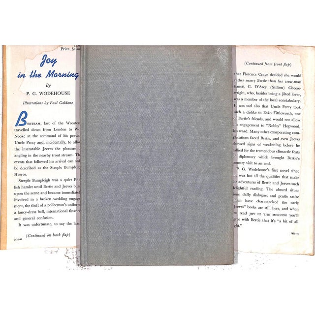 Paper "Joy in the Morning" 1946 Wodehouse, p.g. For Sale - Image 7 of 12