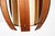 Wood Mid-Century Walnut and Brass Pendant Light For Sale - Image 7 of 9