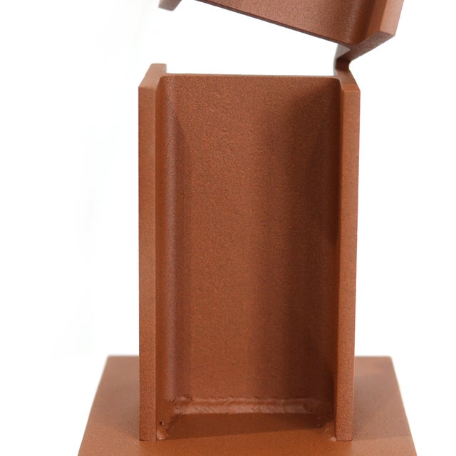 2020s Hi-Beam 1 - Modern Steel Geometric Sculpture Original Artwork by Granville Beals For Sale - Image 5 of 9