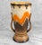 Mid 20th Century Mid-Century Art Deco Czech Pottery Orange Brown Mountain Glazed Vase For Sale - Image 5 of 9