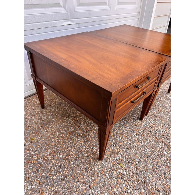 Mid 20th Century Vintage Mid to Late Twentieth Century AltaVista Lane End Tables, a Pair For Sale - Image 5 of 9