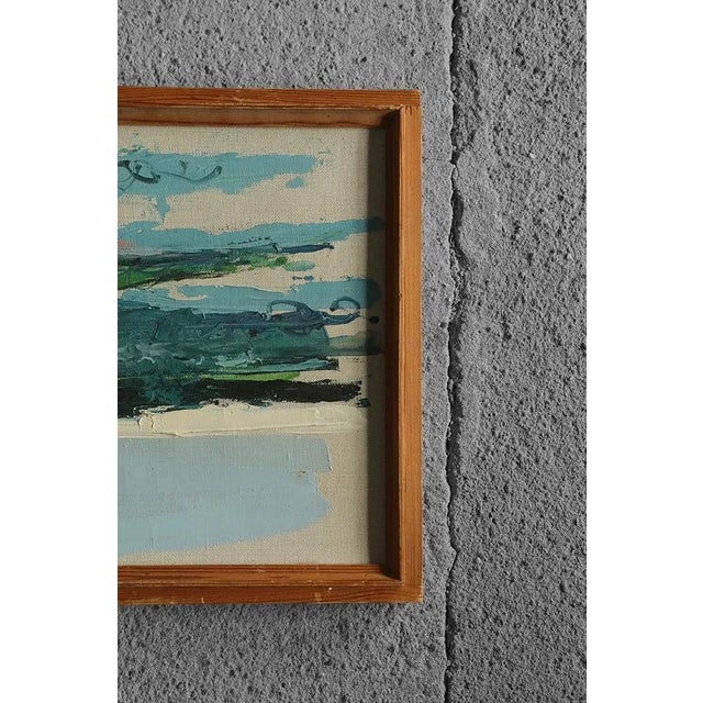 Kurt Losell, Landscape, 1967, Oil on Canvas, Framed For Sale - Image 4 of 7