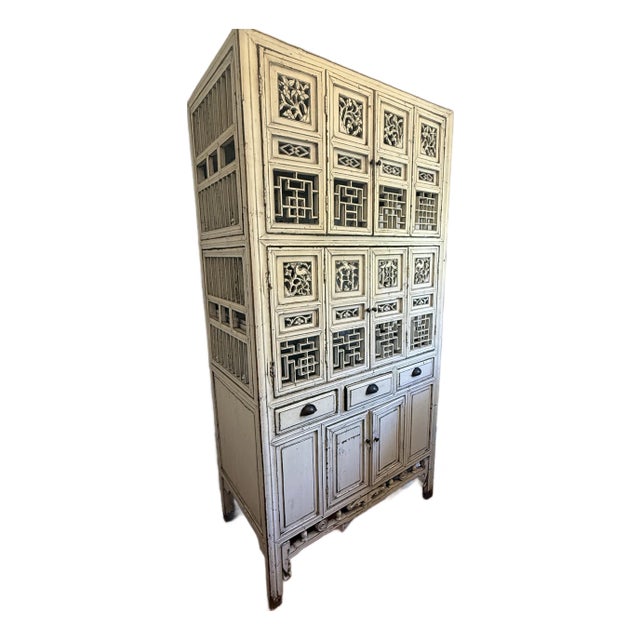 Beautiful Asian Antique Reclaimed Cabinet From Abc Home, , Attributed For Sale