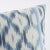This pillow features Santa Monica Ikat Fabric (Item# 176502) by Mark D. Sikes for Schumacher with a Knife Edge finish....