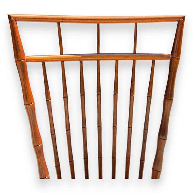 1990s Vintage Birdcage Windsor Dining Chairs Attributed to Nichols & Stone Set of 4 For Sale - Image 5 of 17