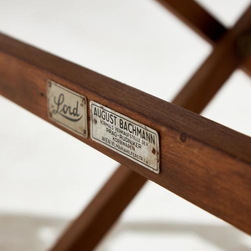 Set of Austrian Beech and Oak Foldable Armchairs, 1920s For Sale - Image 12 of 18