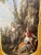 20thC French Louis XVI Gold Beech Scenic Room Divider Screen - 3 Panels For Sale - Image 6 of 18