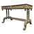 Antique Victorian Oak Writing Table with Carved Decoration For Sale - Image 10 of 11
