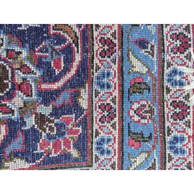 Large Vintage Keshan Rug, 1980s For Sale - Image 3 of 8