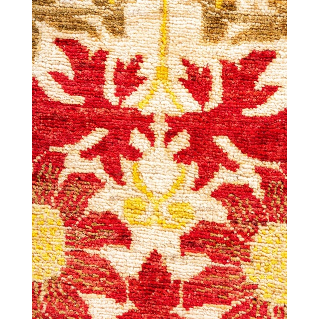 Contemporary Arts & Crafts Collection Hand-Knotted Area Rug - Ivory Collection 8' 10" x 11' 9" For Sale - Image 3 of 9