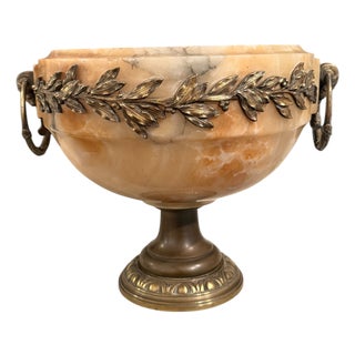 Onyx and Bronze Vase, 1890s For Sale