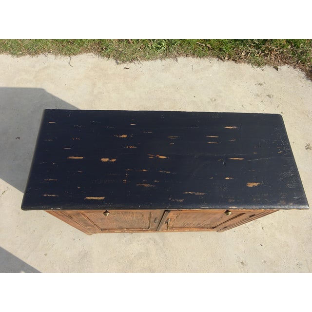 Wood Vintage Parisian Pine Buffet, 1890s For Sale - Image 7 of 18