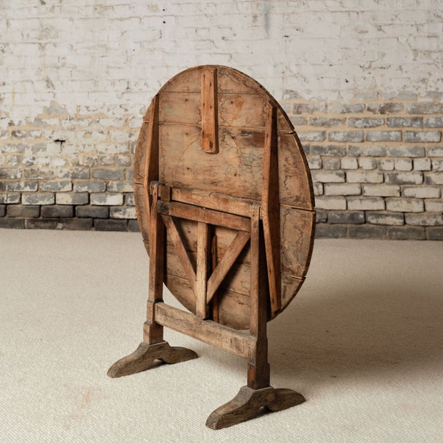 19th Century French Oak Table De Vin (C) For Sale - Image 4 of 5