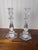 Val Saint-Lambert Signed Belgian Crystal Candlesticks, Pair, 9.5" Tall, Late 20th Century For Sale In Miami - Image 6 of 7