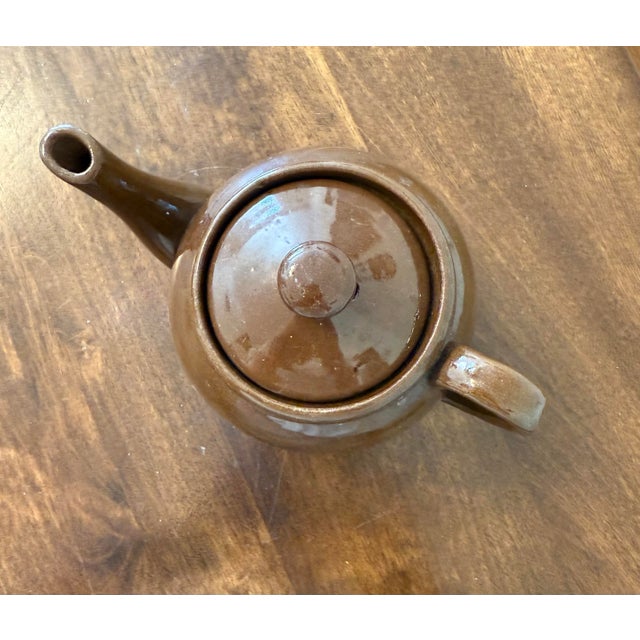 Brown Betty Redware Teapot For Sale - Image 10 of 12