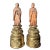 Gold Antique Japanese Taishō Carved Zushi Monks on Gilt Bases- A Pair For Sale - Image 8 of 8