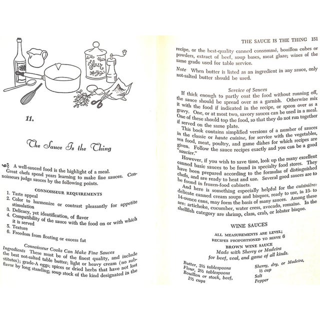 "Gastronomique: A Cookbook for Gourmets" 1962 Allen, Ida Bailey (Inscribed) For Sale In New York - Image 6 of 9