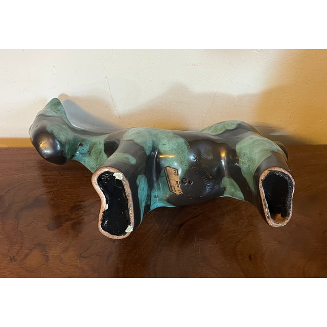 Large 1940's Mid-Century Modern Art Pottery Horse by Marianna Von Allesch (German 1886-1972) for Carola Ceramics For Sale - Image 12 of 14
