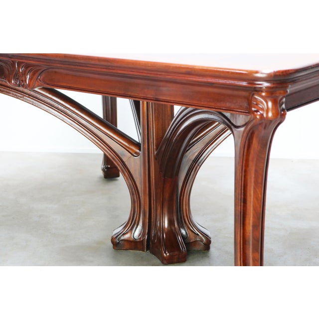 French Art Nouveau Dining Table by Eugène Gaillard for Maison Bing, 1900 For Sale - Image 3 of 18