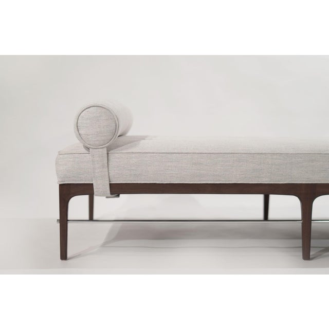 Wood Linear Daybed in Dark Walnut Series 84 by Stamford Modern For Sale - Image 7 of 18