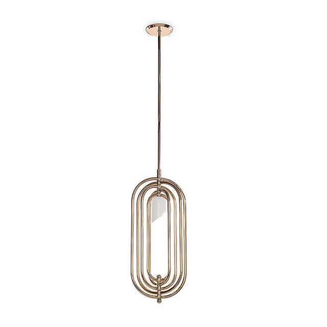 Inspired by the astonishing and memorable pop singer,Turner pendant lamp fixtures handmade in brass and aluminum that...