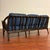 Blue McGuire Vintage Rattan Sofa With New Upholstery Fabric For Sale - Image 8 of 12