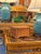 Vintage Tortoiseshell Bamboo & Woven Rattan Lidded Storage Box For Sale - Image 11 of 12