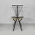 Italian Modern Black Wood and Metal Folding Chair, 1980s For Sale - Image 3 of 18