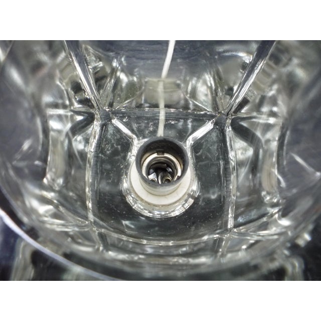 Space Age Glass Table Lamp from Peill & Putzler, 1960s For Sale - Image 6 of 8