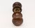 Antique Dark Plain Bronze Passage Door Knob Set For Sale - Image 4 of 4