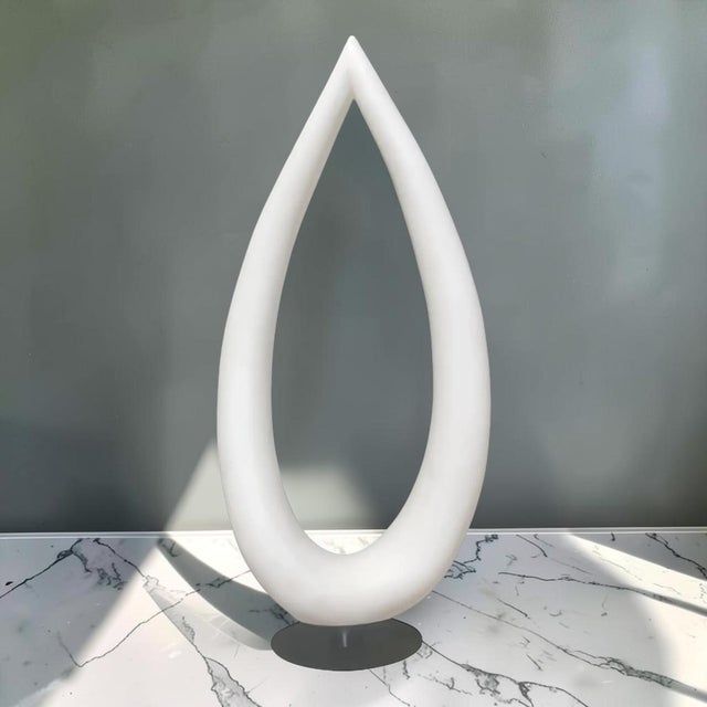 Vintage Monumental Tusk Style Floor Lamp For Sale In Miami - Image 6 of 11