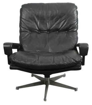 Vintage Swivel Club Chair by André Vandenbeuck for Strässle, 1970s