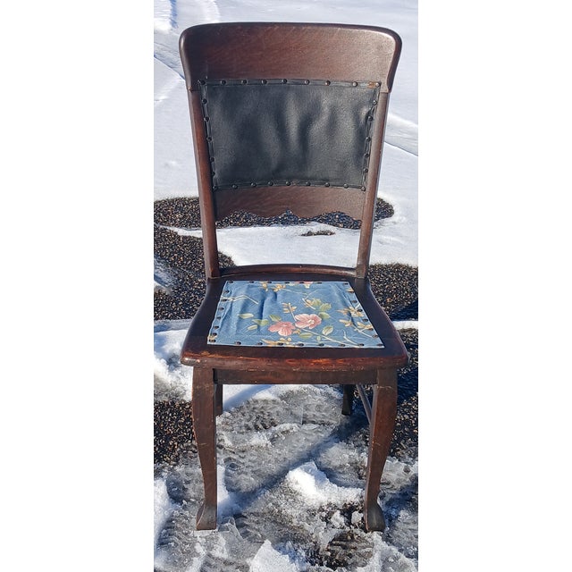Antique 19th Century American Empire Flame Mahogany Chair For Sale - Image 4 of 11