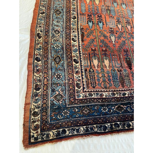 Antique Persian Bidjar Rug 12'1'' X 8'4'', Traditional and Tribal.