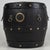 19th Century English Oak Barrel Planter with Brass Banding For Sale - Image 3 of 9