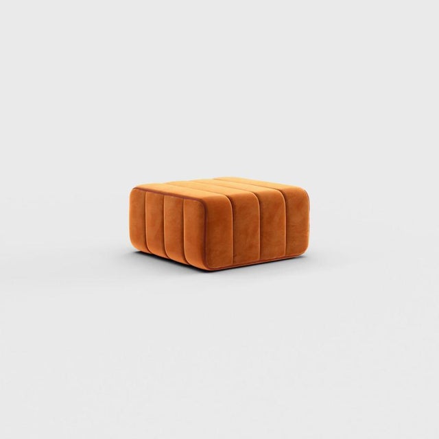 Not Yet Made - Made To Order Curt Module - Barcelona - Russet - V3347/17 (Red) by Ambivalenz For Sale - Image 5 of 5