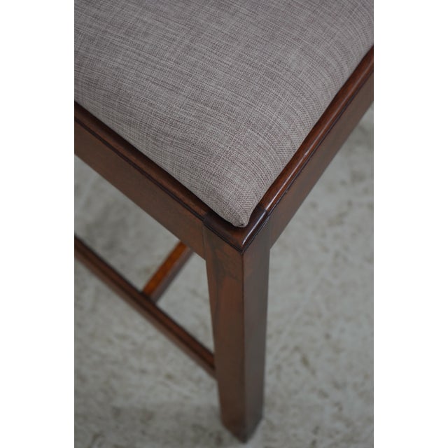 Set of 8 Hickory Chair Co Mahogany Dining Room Chairs For Sale - Image 16 of 18