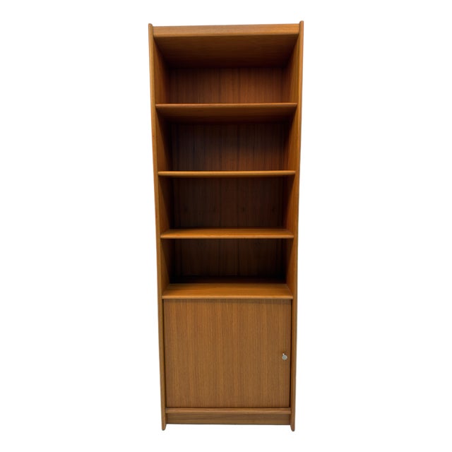 Mid-Century Modern Danish Teak Bookcase For Sale