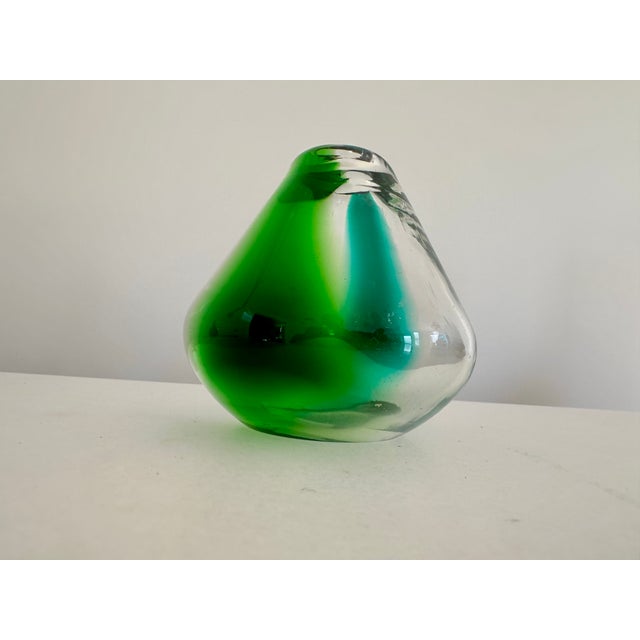 Murano art glass vase, 1950s Italy, in the manner of Venini Venini produced a rare series of glass forms that look like...