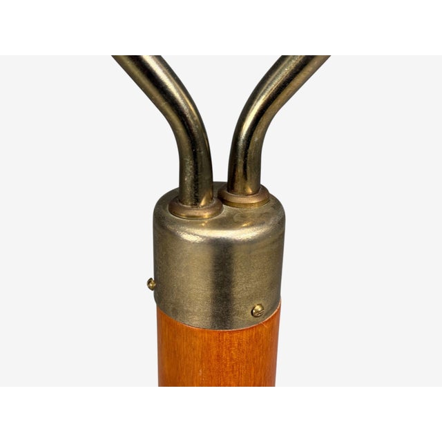 Markslöjd, Floor Lamp, Light Wood, Metal, Fabric, Sweden, 1990s For Sale - Image 10 of 13