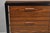 Mid-Century Modern Vintage Mid Century Modern Faux Rosewood Laminate Steel Metal Credenza Cabinet For Sale - Image 3 of 17