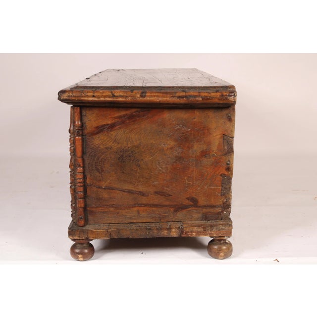 Baroque Continental Antique Baroque Style Trunk / Cassone For Sale - Image 3 of 12