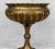 Vintage Traditional Brass Repousse Footed Bowl Centerpiece Compote For Sale - Image 4 of 9