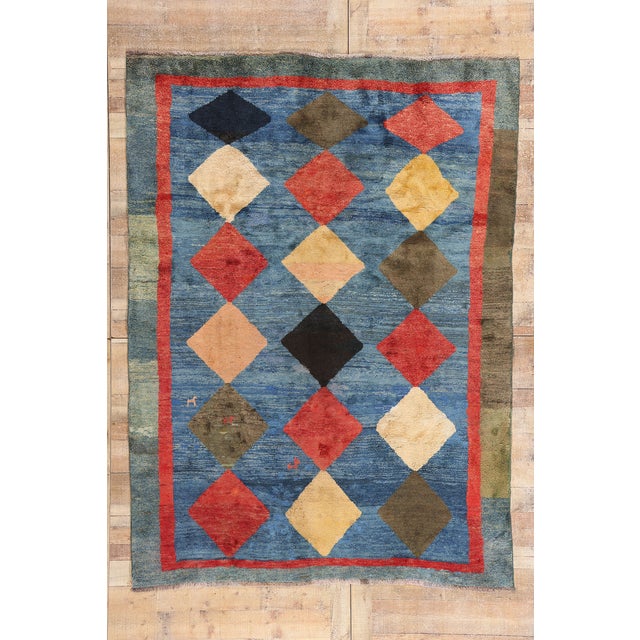 Vintage Persian Gabbeh Rug, 06'05 X 08'08 For Sale - Image 10 of 10