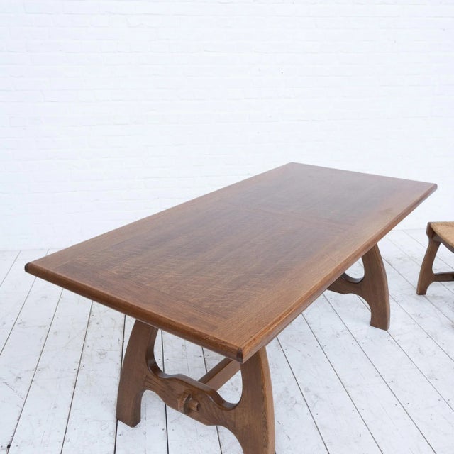 Vintage Table in Oak, 1950 For Sale - Image 6 of 8