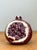 Vintage Glazed Ceramic Pomegranate and Lychee Nut - Set of 2 For Sale In West Palm - Image 6 of 15