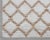 Jute Cotton White Diamond Design Boho Hand Woven Rug For Sale - Image 6 of 9