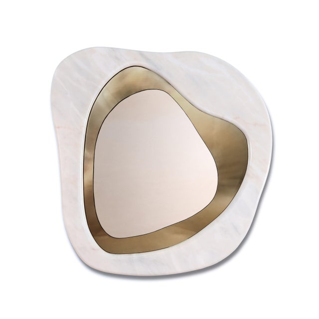 Not Yet Made - Made To Order Powell Mirror in Estremoz Marble from Insidherland For Sale - Image 5 of 5