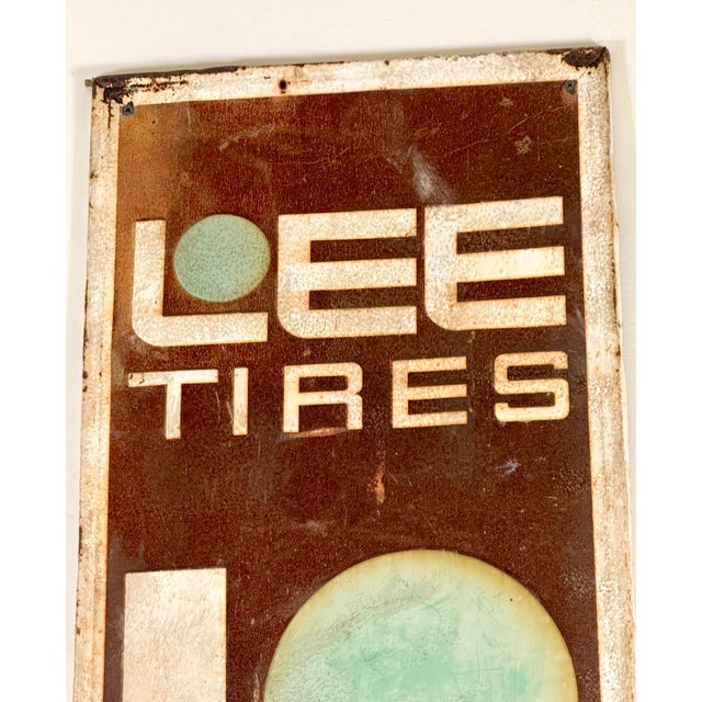 2020s Reclaimed Lee Tires Marty Supreme Movie Prop Sign For Sale - Image 5 of 12
